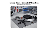 High-Strength 5-Star Chair Base Heavy-Duty 5 Star Chair Base 360 Degree Rotation Stylish Design for Gamers, DIY Enthusiasts, Study Room
