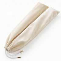 Mahjong Rack Pouch Scratch-Protective Velvet Drawstring Pouch Metal Cord Tips