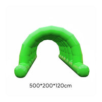 4 Pieces Long-Lasting PVC Inflatable Obstacle Course Set Portable Team Building Inflatable Course Easy Setup Reusable for Adults, Kids, Sports Day, Company Picnics