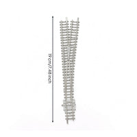 Full-Route N Scale Turnout Mounting Base 1:160 Track Switch Realistic Appearance 1:160 Railway Switch High Conductivity