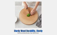 Ginkgo Wood Cutting Board, Double-Sided, Thickened, Modern Kitchen