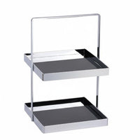 Double Layer Desktop Organizer No Makeup Stand Space Saving for Bathroom