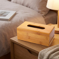 Tissue Box Holder for Home Office, Modern Minimalist Style Wooden Tissue Box Cover, Car Tissues for Sun Visor, Natural Wood Color Tissue Boxes