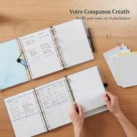 B5/A4/A5 Thickened Detachable Metal Clip Loose-Leaf Notebook for Students