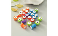 24 Pieces Fun Plastic Stamp with Bug Motif Novelty Bug Stamp Mini Compact for Children, Crafters, Teachers, Craft Projects, Classroom, Pranks