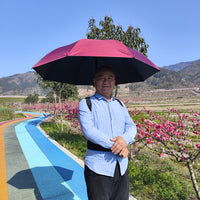 透气免手持撑伞神器户外防晒采茶钓鱼伞穿戴式户外垂钓遮鱼撑伞肩