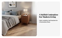Narrow Bedside Cabinet Modern Design Nightstand adaptable for Bedroom, Dorm Room