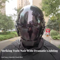 Futuristic illuminated Jaw Guard futuristic fiction Design Costume Accessory Mechanical design features