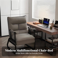 Convertible Sleeper Chair Multi-Functional Design Single Sleeper Armchair