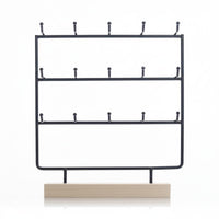 Sturdy Metal Frame Earring Display Rack Large Capacity Earring Card Holder Minimalist Design Household Storage for Women, Craft Fair