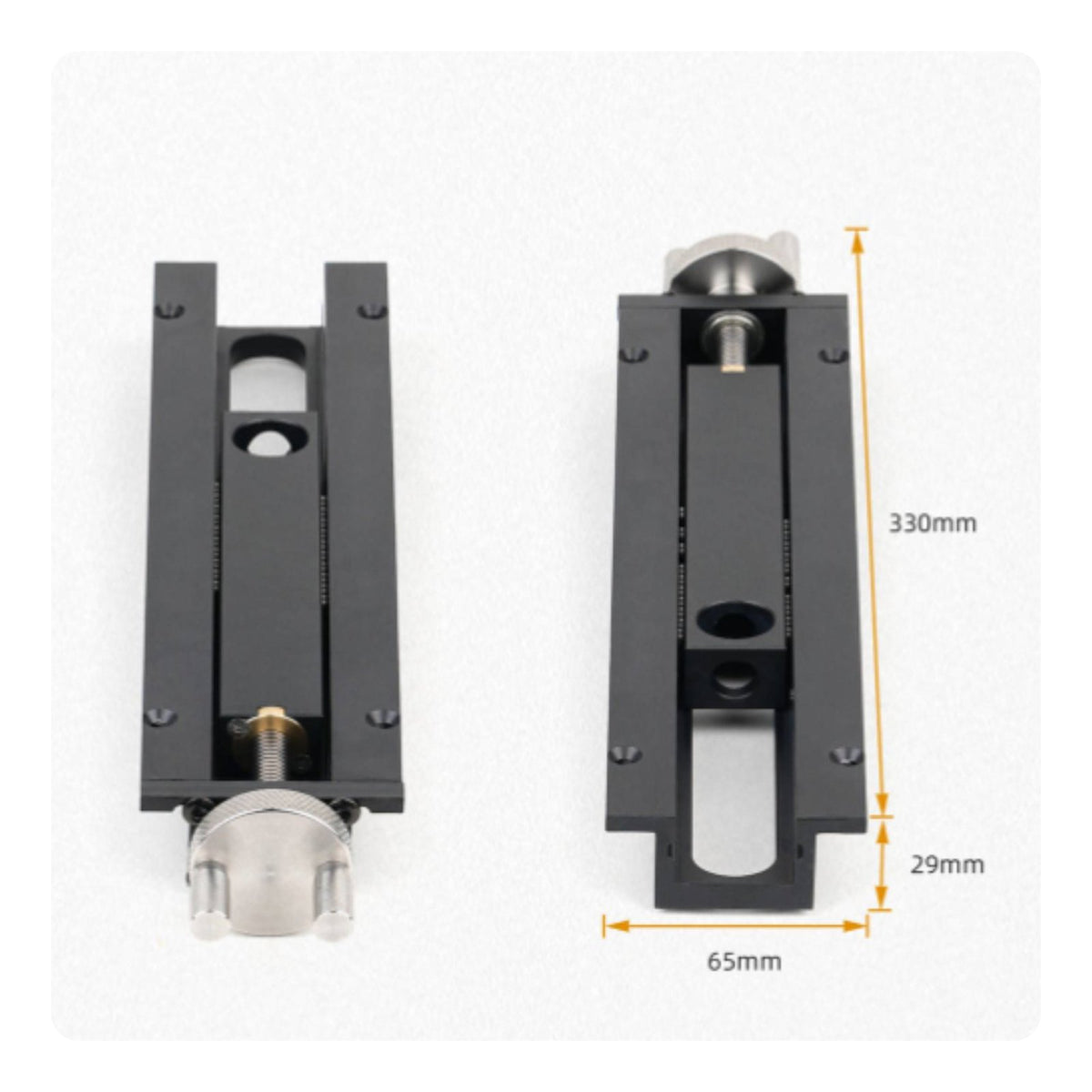 Quick Release Tail Vise Anodized Finish Woodworking Table Clamp for Woodworkers