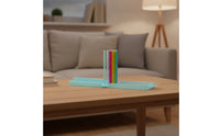 Foldable Stacking Game with Storage Case Portable Color Stacking Game Compact Toy Travel-Friendly for Children, Families, Party, Classroom