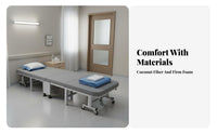Folding Ottoman Bed Foldable Design Household Furniture Space-Saving for Adults