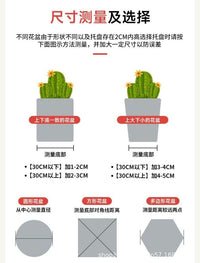花盆托盘带轮花盆垫圆形万向轮底座滚轮移动圆底盘底托垫底接水盘