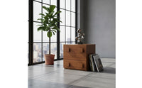 Contemporary Media Console Stand Multi-Functional Minimalist Sideboard Flip-down Door Modular Storage Cube for Living Room, Bedroom, Entryway