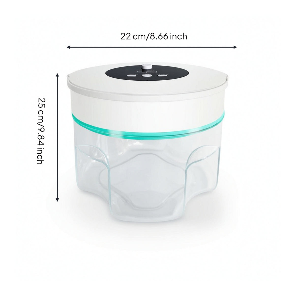 Vacuum Storage Jar Clear Airtight Jar with Pump Stylish Airtight Canister for Kitchen