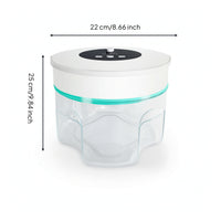 Vacuum Storage Jar Clear Airtight Jar with Pump Stylish Airtight Canister for Kitchen