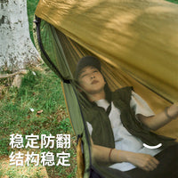 户外野营休闲防蚊虫吊床跨境热销秋千自动速开蚊帐吊床单双人