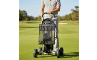 Sport Push Cart Storage Bag Drawstring Lock Sport Cart Mesh Bag Sports Accessory Easy Installation Thickened Bottom