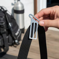 Angled Triglide Slide Non Rust Triglide Adjuster Heavy Duty for Technical Divers