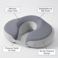 Memory Foam Face Down Pillow, Massage Headrest for Beauty Bed, Ergonomic Face Cushion, Breathable Ma - Image 6