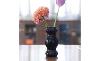 Ringed Glass Vase Multi-Color Options Curvy Colored Glass Vase Polished Mouth
