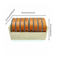Drum with Holder Foldable Wooden Hand Drum Versatile Percussion Instrument for Beginners