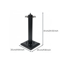 8 Hole Cue Rack Freestanding Heavy Metal Cue Stand Stable Base for Game Room