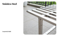 Stainless Steel Plant Stand Anti Balcony Flower Pot Holder Ladder Plant Display Shelf Multifunctional for Living Room