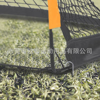 足球门可折叠便携式玻璃纤维杆方形儿童足球门亚马逊