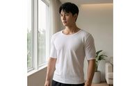 Muscle Undershirt with Chest Padding Close-Fitting Padded Muscle Shirt Contoured Physique-Defining Undershirt for Men, Cosplayers, Cosplay