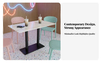 Dining Booth Set Minimalist & Aesthetic Cafe Furniture Long-Lasting Construction Easy to Clean for Business Owners