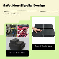 Non-slip rubber jack pad