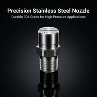 Flat Nozzle, Stainless Steel Spray Nozzles, High Pressure Cleaning Nozzle, Dust  #variant:0.91mm Orifice Diameter