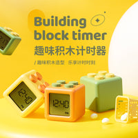 Fun Building Block Timer with LED Display and Snooze Function