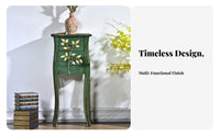 Square Table with Drawer and Shelf Statesideand aesthetic Design Bedside Cabinet with Drawers