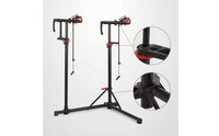 Height-Adjustable Bike Repair Stand with Clamp Rotating Two-Wheeler Repair Stand Non-Slip Bike Workstand Rust-Resistant for Workshop