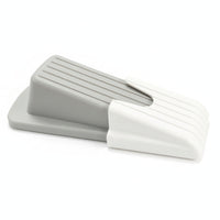 Non-Slip Rubber Door Stopper Ribbed Wedge Door Stop Compact Doorstop Lightweight for Home