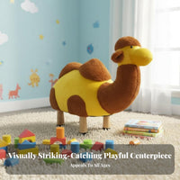 Camel Stool creature Shape paddinged Accent Seat whimsy-filled Design for browsing corner