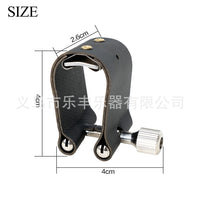 Alto Saxophone Accessory U-Shaped Soft Leather Strap with PVC Box