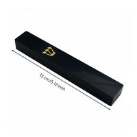Rectangular Pillar Ornament Crown-Like Emblem Gold Crowned Decor Polished