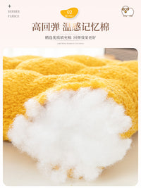 南极人羊羔绒坐垫冬季加厚保暖办公室久坐神器椅子垫家用屁垫椅垫