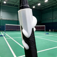 Hand Positioning Badminton Grip Practice Aid Rigid Racket Grip Corrector Plastic Racket Handle Clip Open-Top