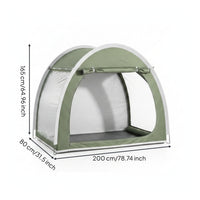 210D Oxford Cloth Cycle Storage Tent Silver-Coated Bike Storage Shelter