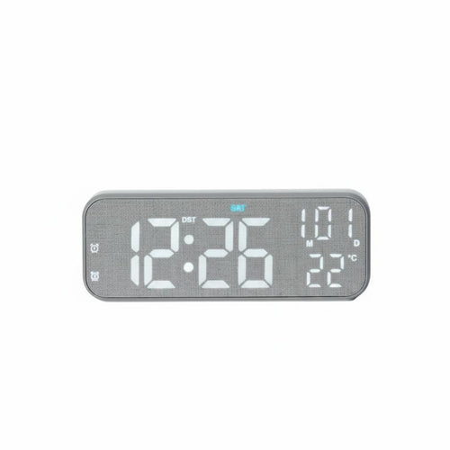 Desk Alarm Desk Clock Rounded-Corner Home Accessory Brightness Adjustable