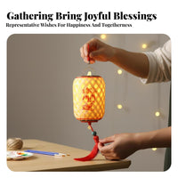 Mid-Autumn Event Bamboo Lantern, Oil Paper, DIY Handmade Kit, New 2025, Traditional Warm Ambience