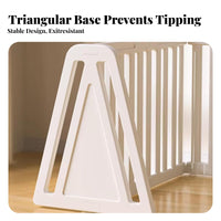 adaptable Puppy Gate Configurable Shape Dog Playpen Foldable Design for Hallmanner