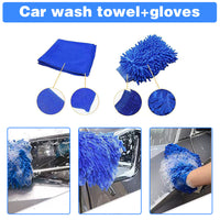 Electric Drill Brush Head 40-Piece Multi-Function Cleaning Detail Gap Brush Car Mop Wash Glove