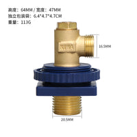 Adapter for Grohe Wall-Mounted Water Tank Brass Angle Valve Braided Inlet Corrugated Pipe Concealed Tank Water Inlet Assembly
