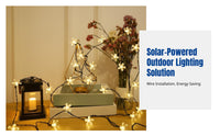 Solar Flower Waterproof LED Lights for Garden, Patio, Balcony, Tree Hanging, Ambience Decor